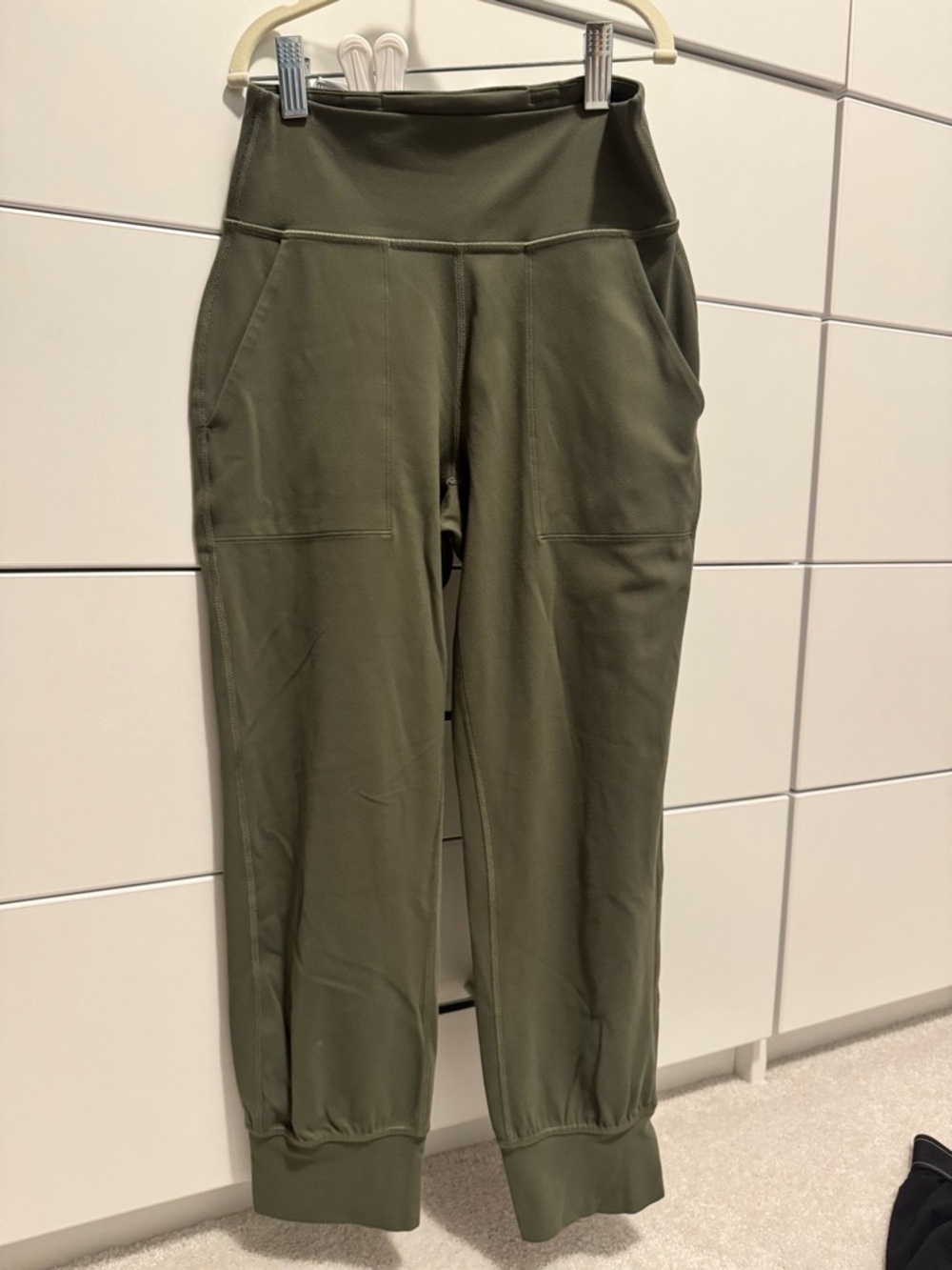 lululemon athletica Olive Green High-Rise Jogger Pants